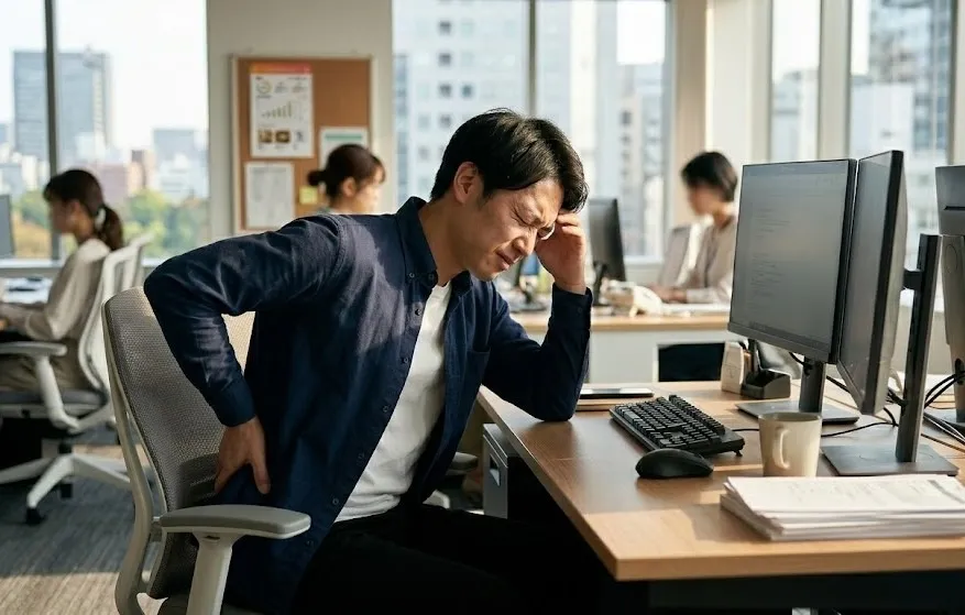 【脳科学視点】腰痛椅子を選んでも痛みが消えない理由とは？浅草のプロが教える「座り方」の根本改善