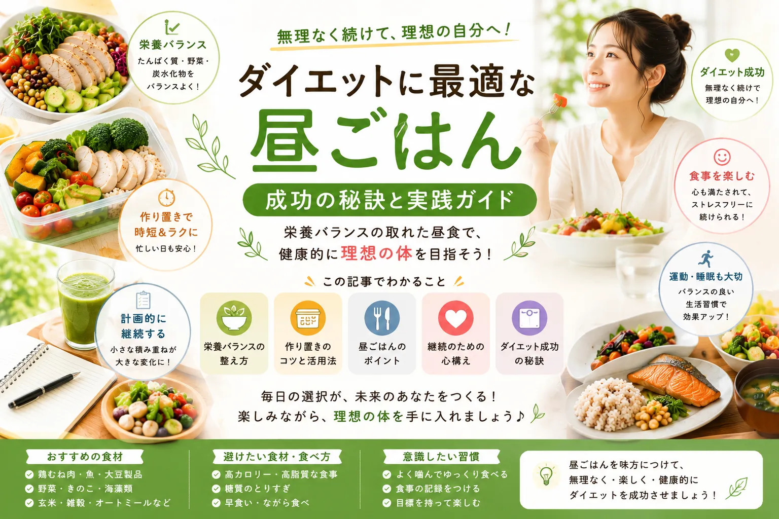 ダイエット中でも楽しめる！スーパーで買えるお手軽昼ごはん