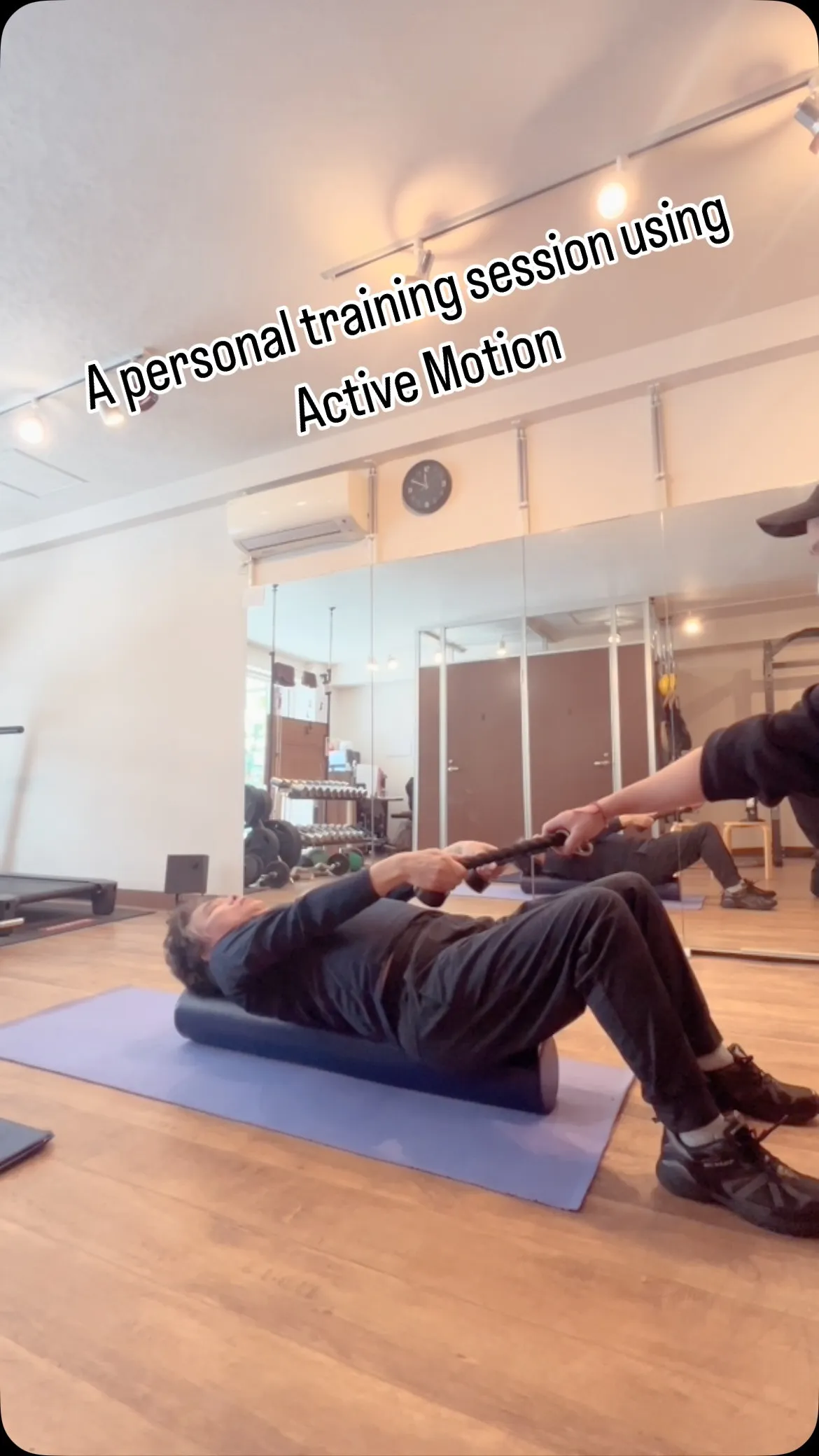 クライアント様のパーソナルトレーニングの風景です✨